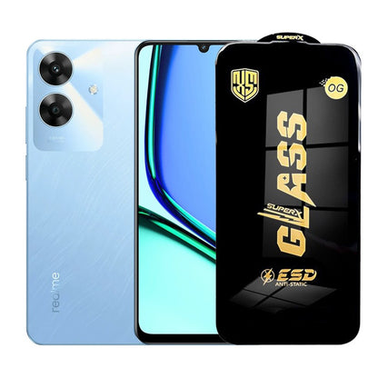 Folie de Protectie pentru Realme Note 60, Klevo, Sticla Securizata ESD, Margini Negre, Rezistenta la Zgirieturi, Antistatica, 0.35 mm, Transparenta