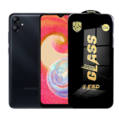 Folie de Protectie pentru Samsung Galaxy A04s, Klevo, Sticla Securizata ESD, Margini Negre, Rezistenta la Zgirieturi, Antistatica, 0.35 mm, Transparenta
