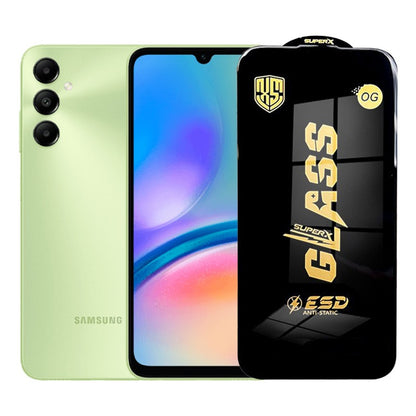 Folie de Protectie pentru Samsung Galaxy A05s, Klevo, Sticla Securizata ESD, Margini Negre, Rezistenta la Zgirieturi, Antistatica, 0.35 mm, Transparenta