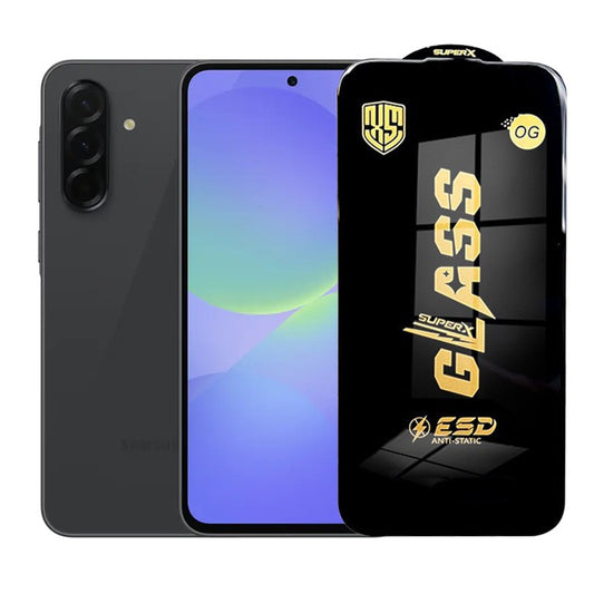 Folie de Protectie pentru Samsung Galaxy A36, Klevo, Sticla Securizata ESD, Margini Negre, Rezistenta la Zgirieturi, Antistatica, 0.35 mm, Transparenta