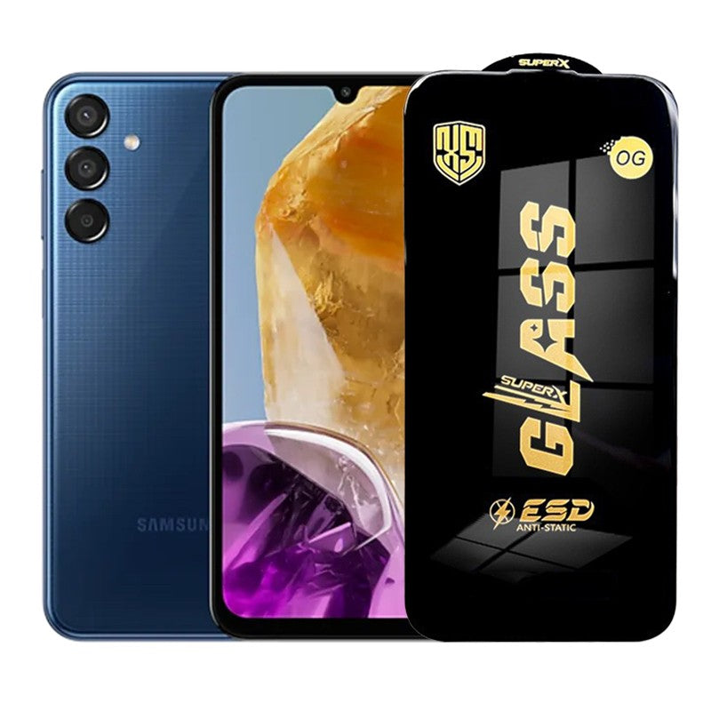 Folie de Protectie pentru Samsung Galaxy M15, Klevo, Sticla Securizata ESD, Margini Negre, Rezistenta la Zgirieturi, Antistatica, 0.35 mm, Transparenta