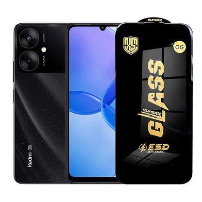 Folie de Protectie pentru Xiaomi Redmi 13R, Klevo, Sticla Securizata ESD, Margini Negre, Rezistenta la Zgirieturi, Antistatica, 0.35 mm, Transparenta