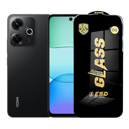 Folie de Protectie pentru Xiaomi Redmi 13x, Klevo, Sticla Securizata ESD, Margini Negre, Rezistenta la Zgirieturi, Antistatica, 0.35 mm, Transparenta