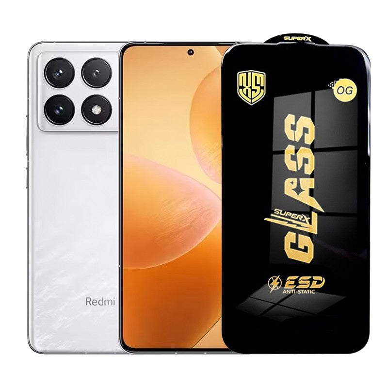 Folie de Protectie pentru Xiaomi Redmi K70 Pro, Klevo, Sticla Securizata ESD, Margini Negre, Rezistenta la Zgirieturi, Antistatica, 0.35 mm, Transparenta