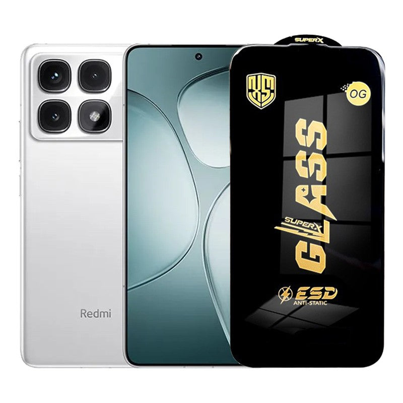 Folie de Protectie pentru Xiaomi Redmi K70 Ultra, Klevo, Sticla Securizata ESD, Margini Negre, Rezistenta la Zgirieturi, Antistatica, 0.35 mm, Transparenta