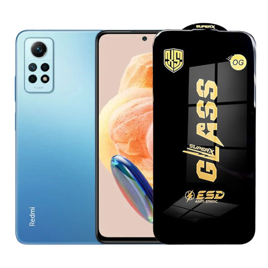 Folie de Protectie pentru Xiaomi Redmi Note 12 Pro, Klevo, Sticla Securizata ESD, Margini Negre, Rezistenta la Zgirieturi, Antistatica, 0.35 mm, Transparenta
