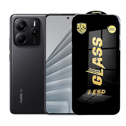 Folie de Protectie pentru Xiaomi Redmi Note 14, Klevo, Sticla Securizata ESD, Margini Negre, Rezistenta la Zgirieturi, Antistatica, 0.35 mm, Transparenta