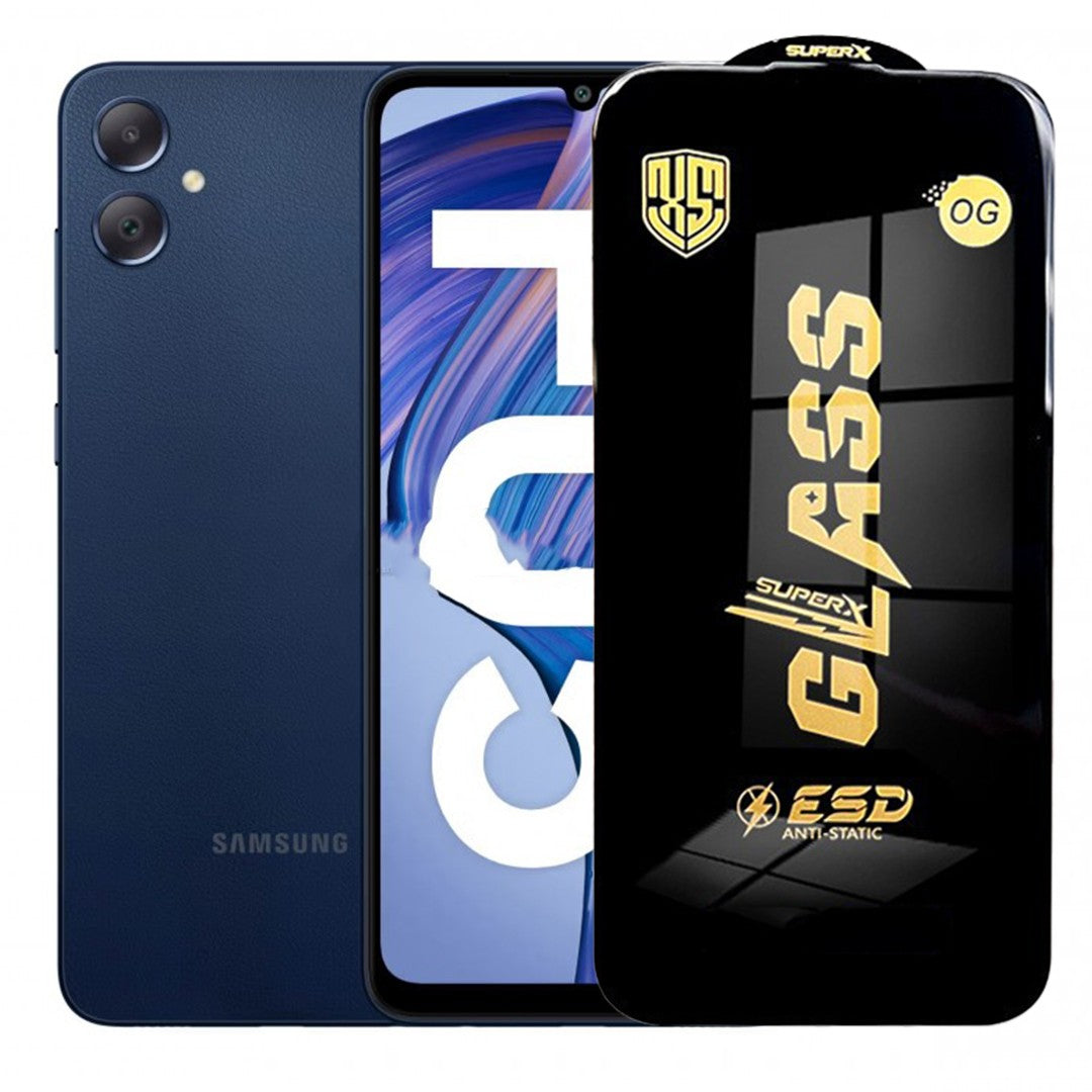 Folie de Sticla pentru Samsung Galaxy F05, Klevo, Sticla Securizata ESD Antistatica, Super-X Privacy OG, cu Margini Negre, Rezistenta la Zgirieturi, 0.35 mm, Transparenta