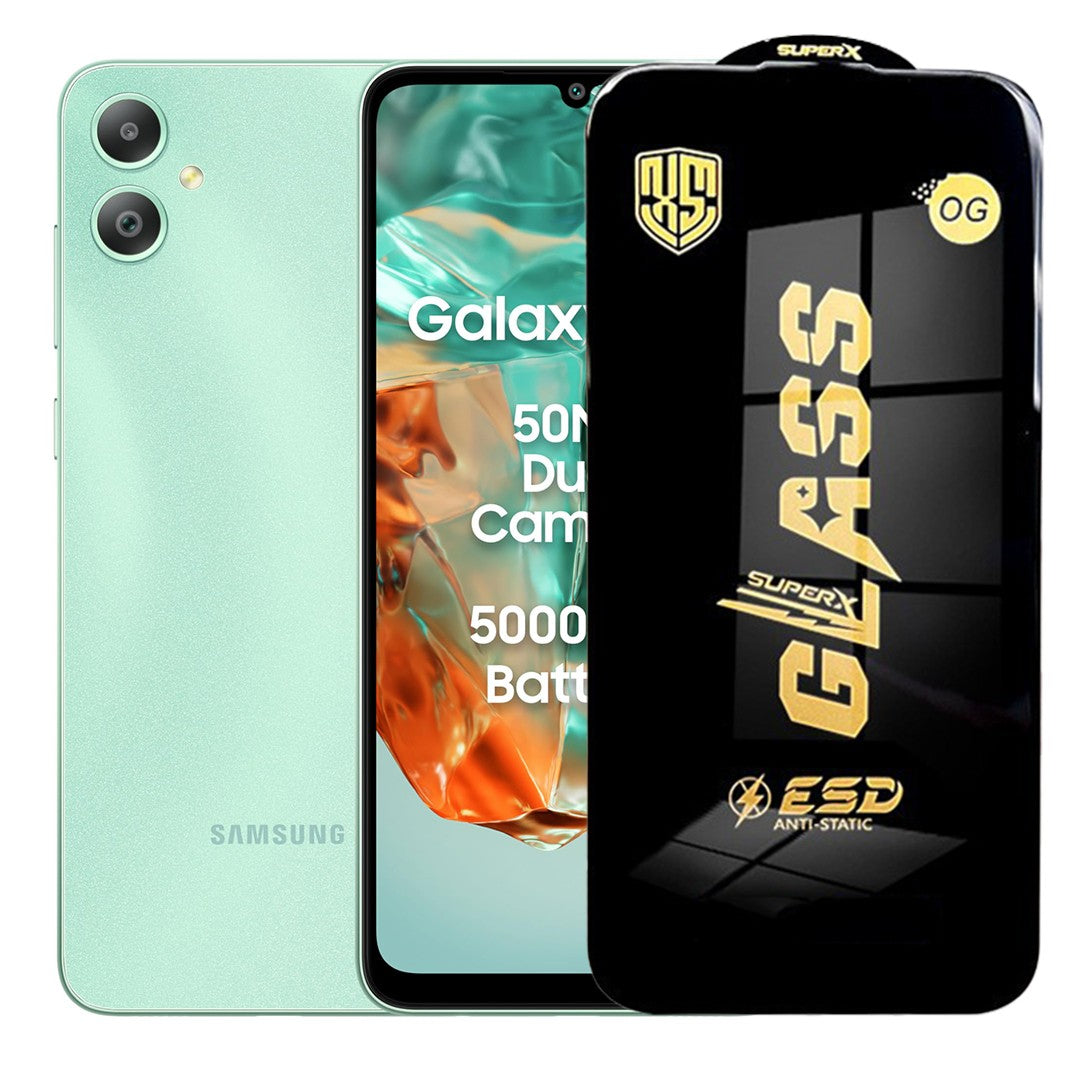 Folie de Sticla pentru Samsung Galaxy M05, Klevo, Sticla Securizata ESD Antistatica, Super-X Privacy OG, cu Margini Negre, Rezistenta la Zgirieturi, 0.35 mm, Transparent