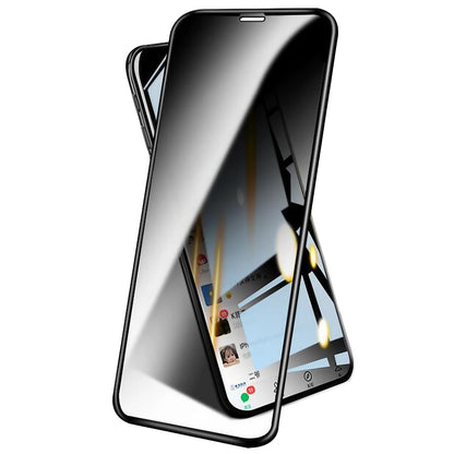 Folie de Sticla Securizata pentru Apple iPhone 15 Pro Max, Klevo, Privacy Diamond, Vizibilitate HD, Protectie Completa 9D, Anti-Static ESD, Protectie Confidentialitate, Negru