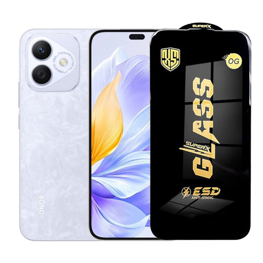 Folie de Protectie pentru Honor X60i, Klevo, Sticla Securizata ESD, Margini Negre, Rezistenta la Zgirieturi, Antistatica, 0.35 mm, Transparenta