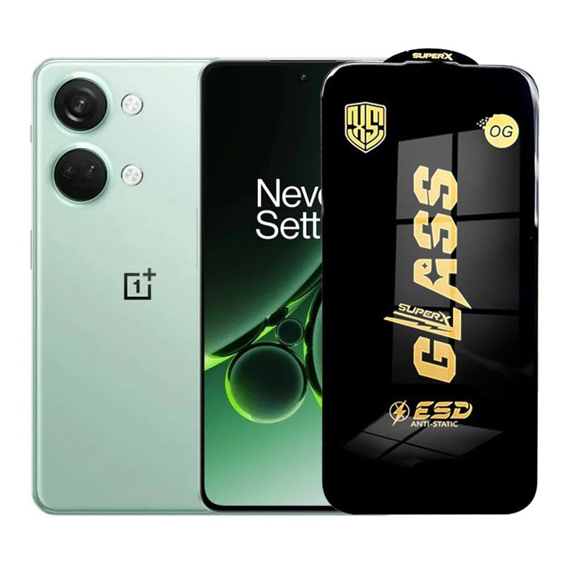 Folie de Protectie pentru OnePlus Nord 3, Klevo, Sticla Securizata ESD, Margini Negre, Rezistenta la Zgirieturi, Antistatica, 0.35 mm, Transparenta
