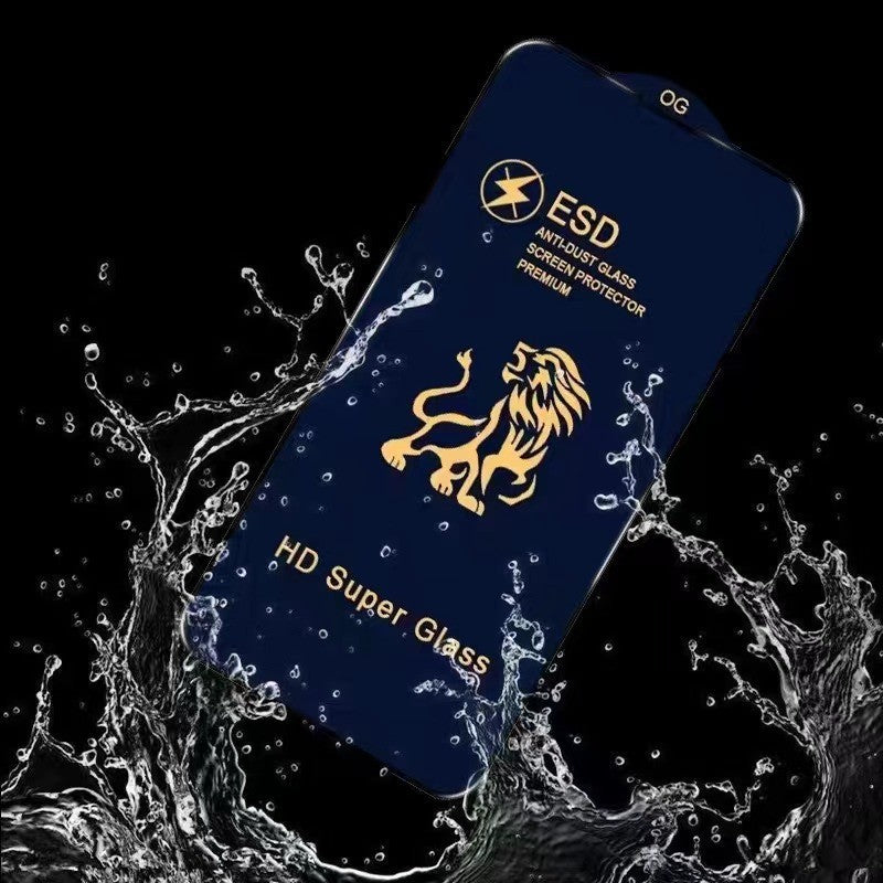 Folie ecran Klevo pentru Huawei NOVA 9 SE, Sticla ESD Premium, Lion HD Super Glass, Anti-static, Negru