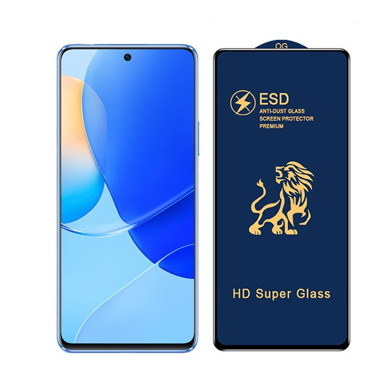 Folie ecran Klevo pentru Huawei NOVA 9 SE, Sticla ESD Premium, Lion HD Super Glass, Anti-static, Negru