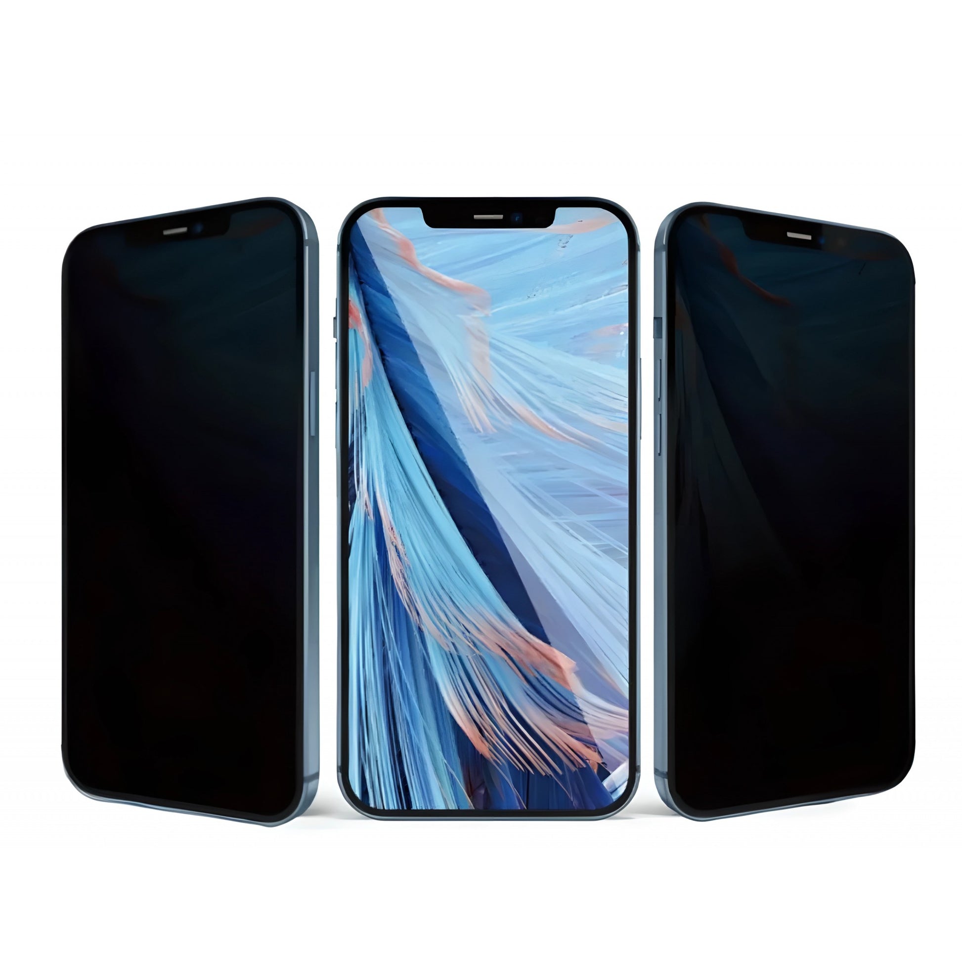 Folie protectie Klevo pentru iPhone 14 Pro Max, Sticla securizata, temperata, duritate 9H, Privacy 360, Transparenta, Protectie Completa