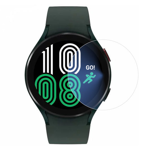 Folie Securizata pentru Samsung Galaxy Watch4 44mm, Klevo, Sticla de Protectie Compatibila cu Samsung Galaxy Watch4 44MM, Sticla Securizata 2.5 D, Transparent