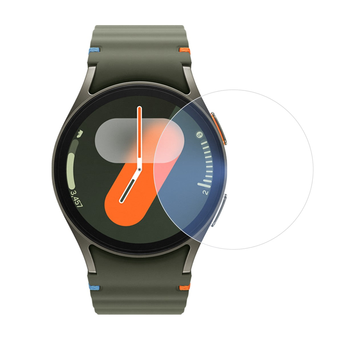 Folie Securizata pentru Samsung Galaxy Watch7 Classic 47mm, Klevo, Sticla de Protectie Compatibila cu Samsung Galaxy Watch7 Classic, Sticla Securizata 2.5 D, 47mm, Transparent