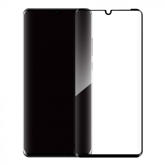 Folie Sticla Curbata, compatibila cu Huawei P30 Pro Full Face Negru, Klevo