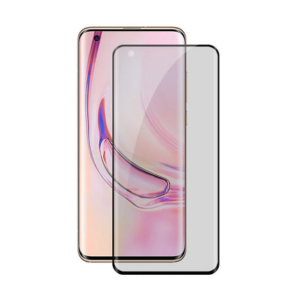 Folie Sticla curbata securizata Klevo compatibila cu Samsung S21 Ultra Full Glue Privacy Negru