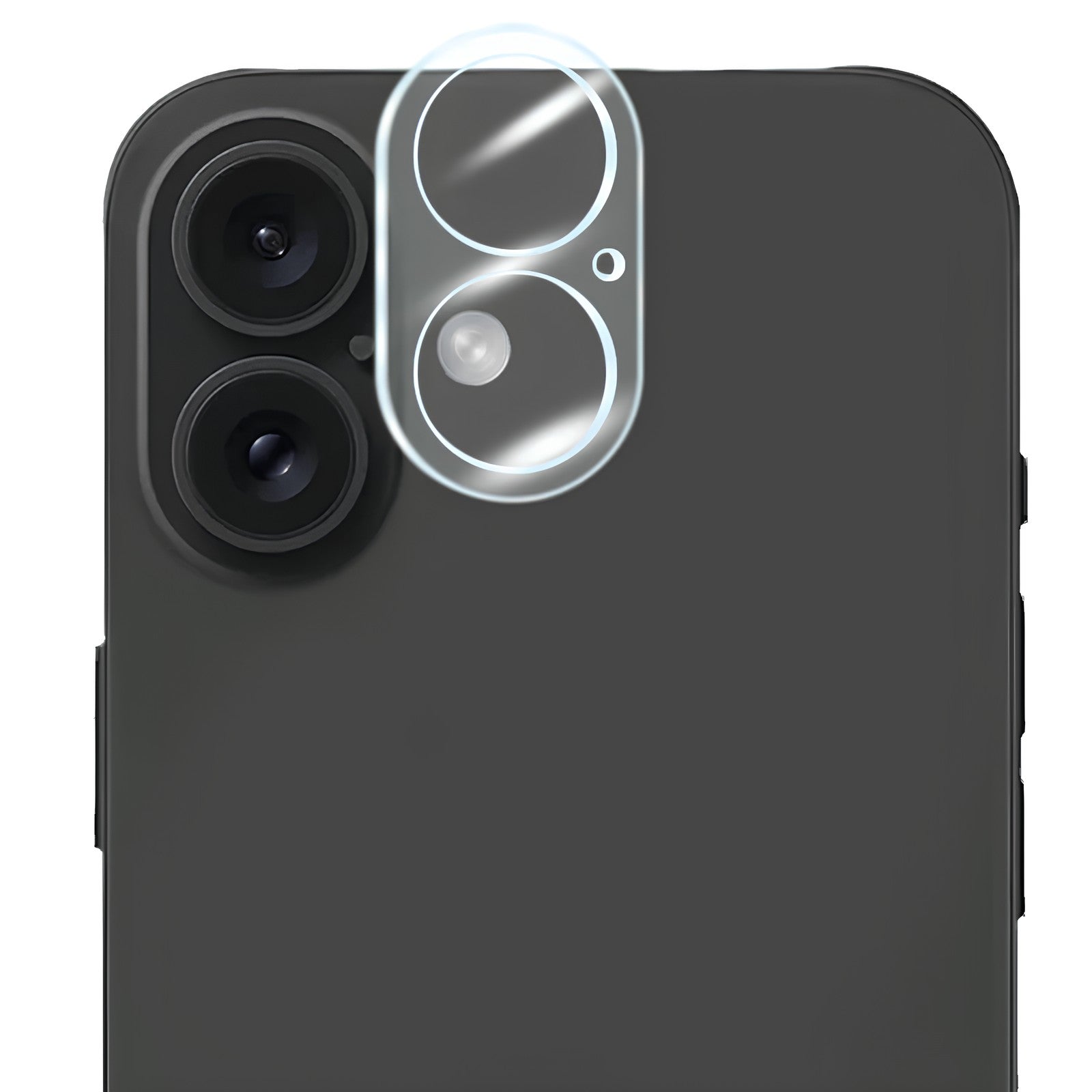 Folie Sticla pentru Camera, Klevo, Pentru Apple iPhone 16, 3D, Transparent