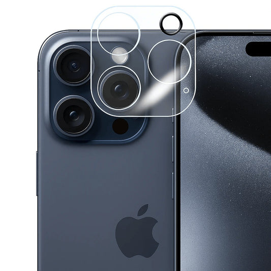 Folie Sticla pentru Camera, Klevo, Pentru Apple iPhone 16 Pro, 3D, Transparent