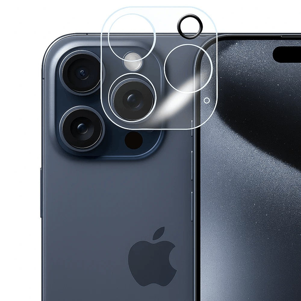 Folie Sticla pentru Camera, Klevo, Pentru Apple iPhone 16 Pro Max, 3D, Transparent