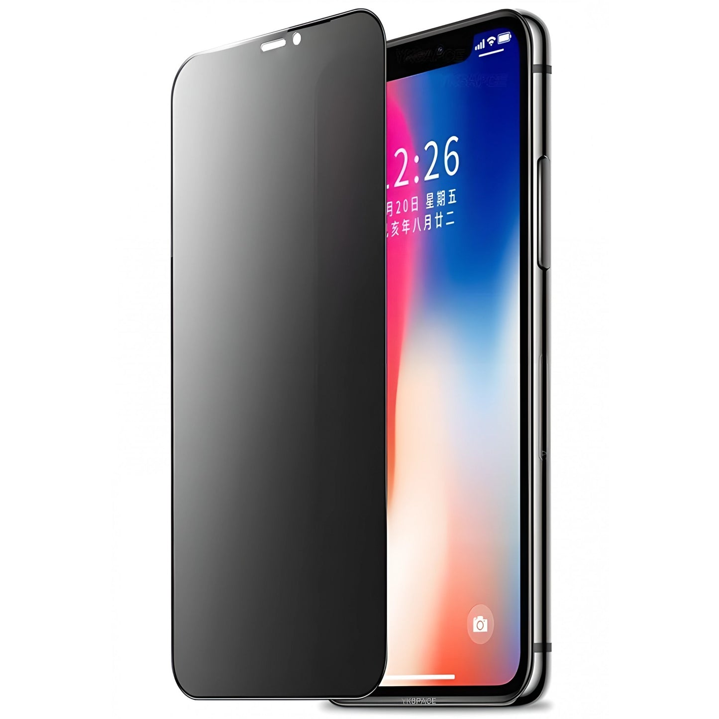 Folie Klevo Sticla Securizata 3D Privacy 28° Armor Panda pentru Apple iPhone 12 pro MAX 6.7