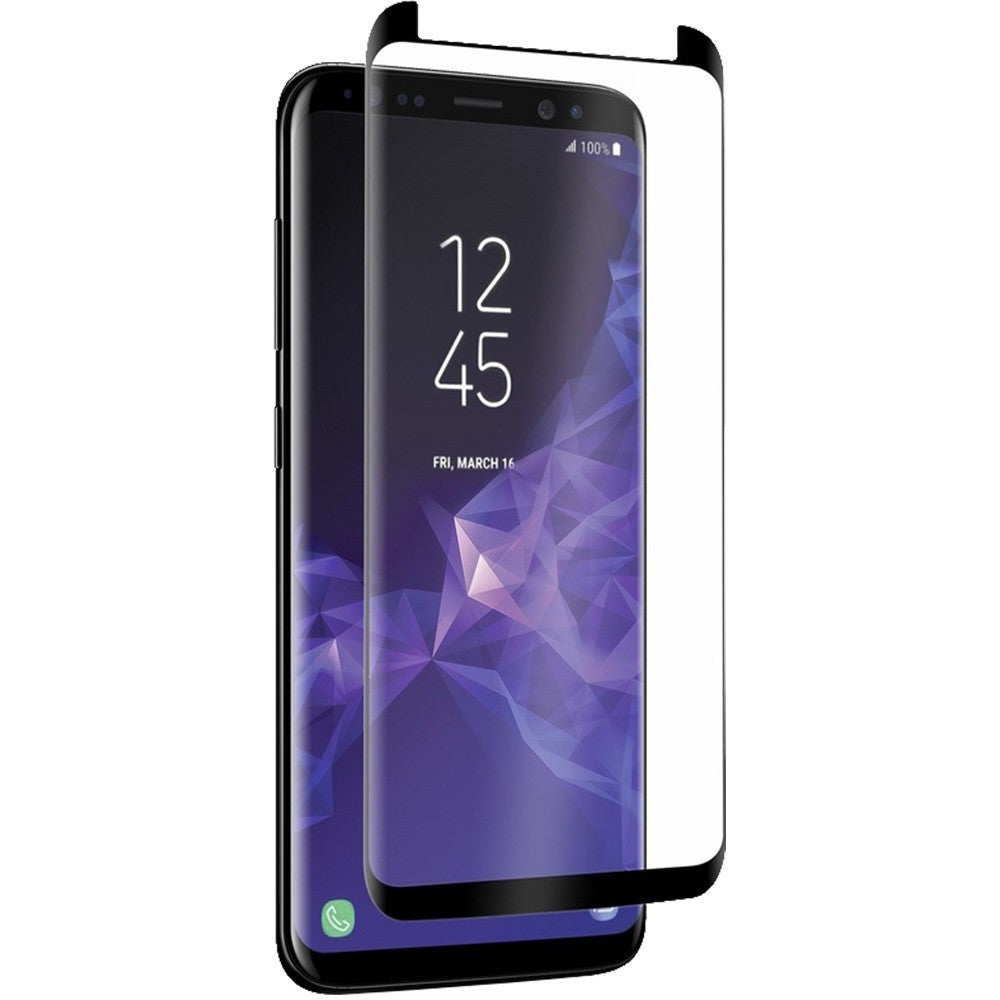Folie Sticla Securizata Curbata Klevo Full Face, lipici pe toata suprafata, pentru Samsung Galaxy S9 Plus, Negru