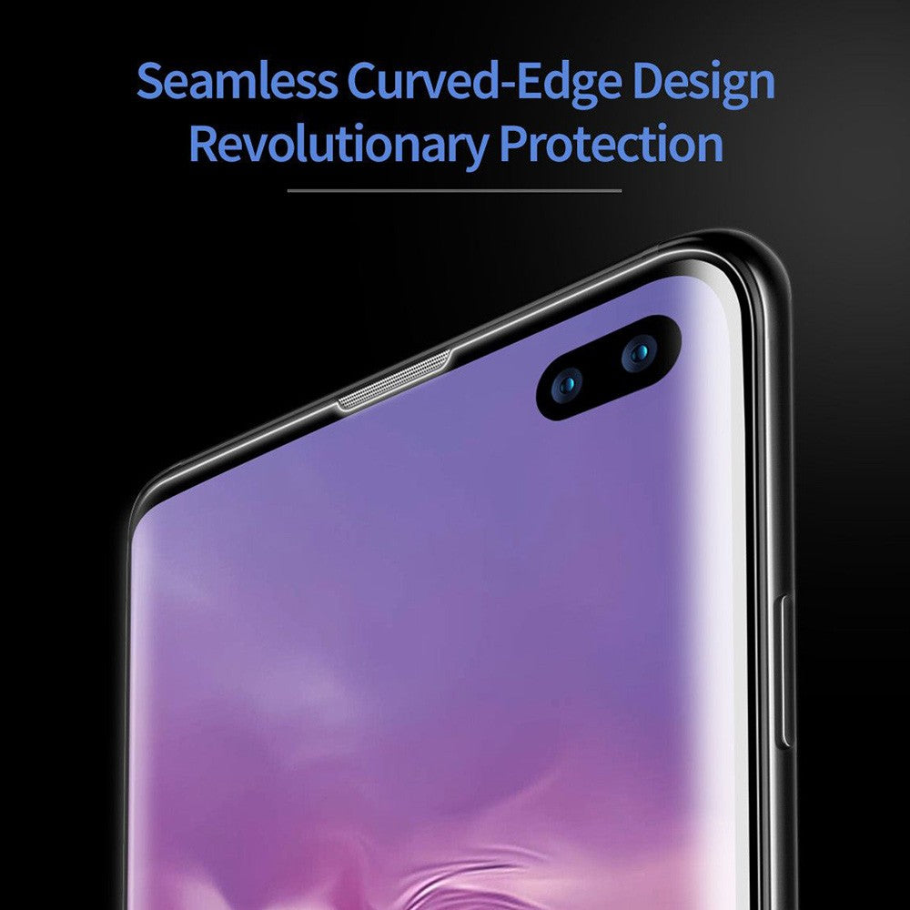 Folie Sticla securizata electrostatica Klevo pentru Samsung A71, Sticla ESD, Top Glass, Anti-static, Negru