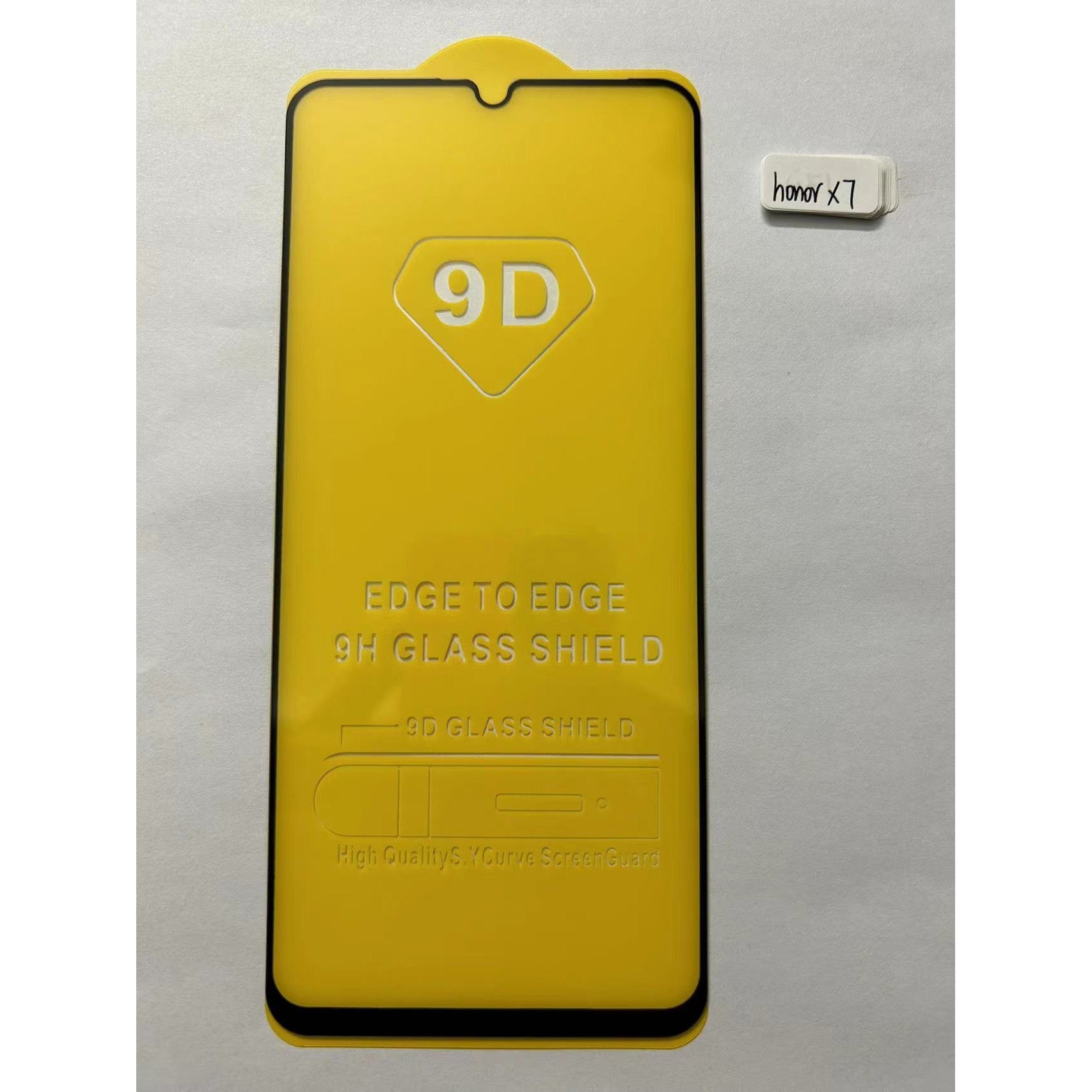 Folie Sticla Securizata Klevo compatibil cu Honor X7, Full Glue Negru