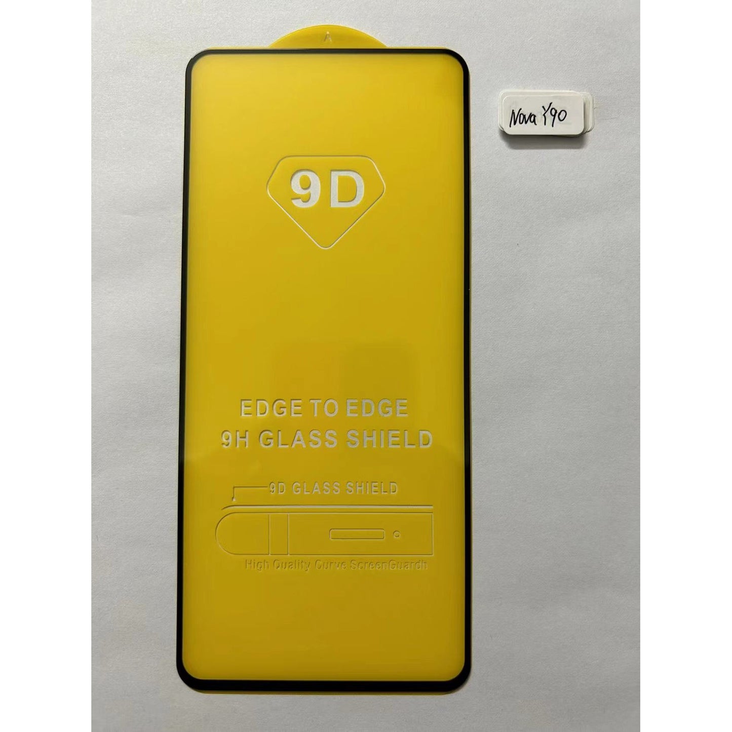 Folie Sticla Securizata Klevo compatibil cu Huawei Nova Y90, Full Glue Negru