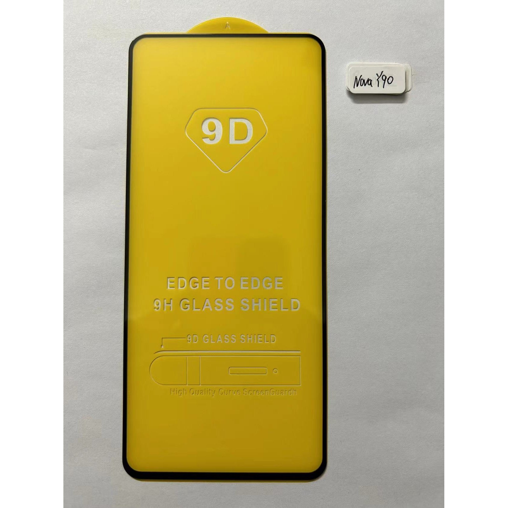 Folie Sticla Securizata Klevo compatibil cu Huawei Nova Y90, Full Glue Negru
