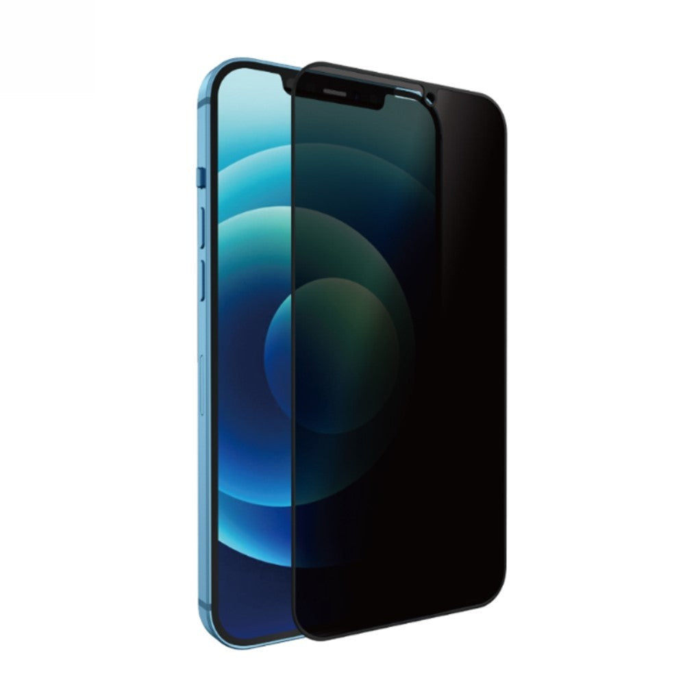 Folie Sticla securizata Klevo compatibila cu Apple iPhone 12/12 Pro Full Glue Privacy Negru