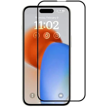 Folie Sticla Securizata, Klevo, compatibila cu Apple iPhone 15 Pro Max, Sticla ESD, Super HD Glass, Anti-static, Margini Negre, Transparent