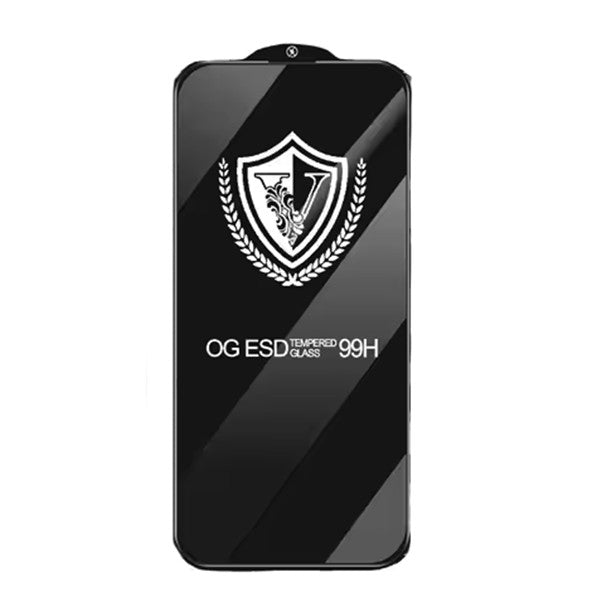 Folie Sticla Securizata, Klevo, compatibila cu Apple iPhone 15 Pro Max, Sticla, Super HD Glass, Anti-static, Margini Negre, 99H OG, Transparent