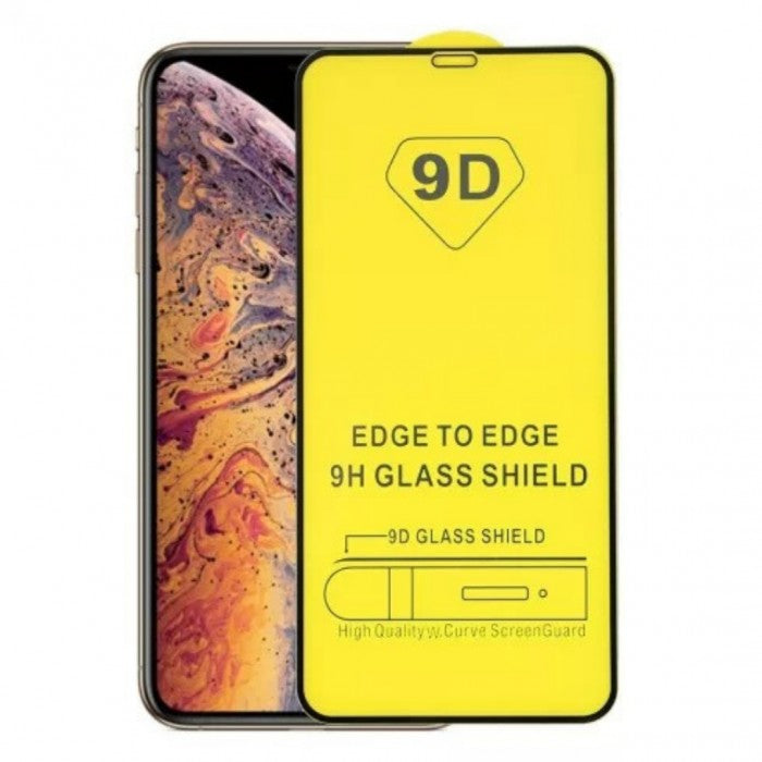 Folie Sticla Securizata, Klevo, Compatibila cu Apple iPhone 16, Full Cover 9D, HD, Margini Negre, Transparenta