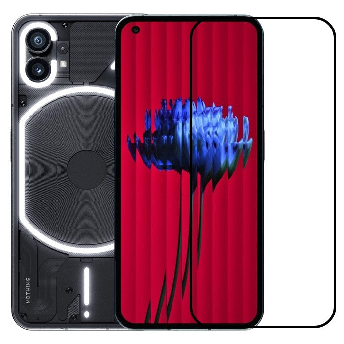 Folie Sticla Securizata, Klevo, Compatibila cu Nothing Phone 1, Full Glue, Margini Negre, Transparent