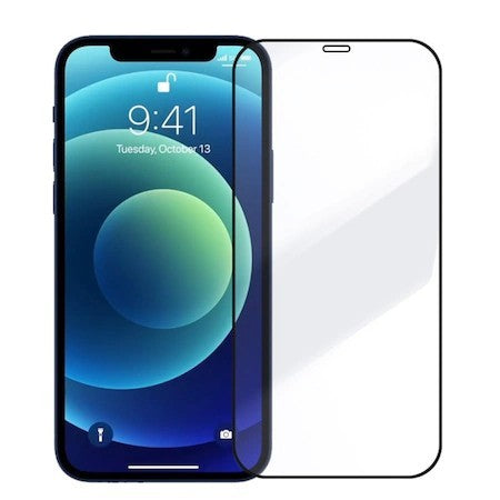 Folie Sticla Securizata, Klevo,Pentru Samsung Galaxy A55, Full Glue, Margini Negre, Transparent