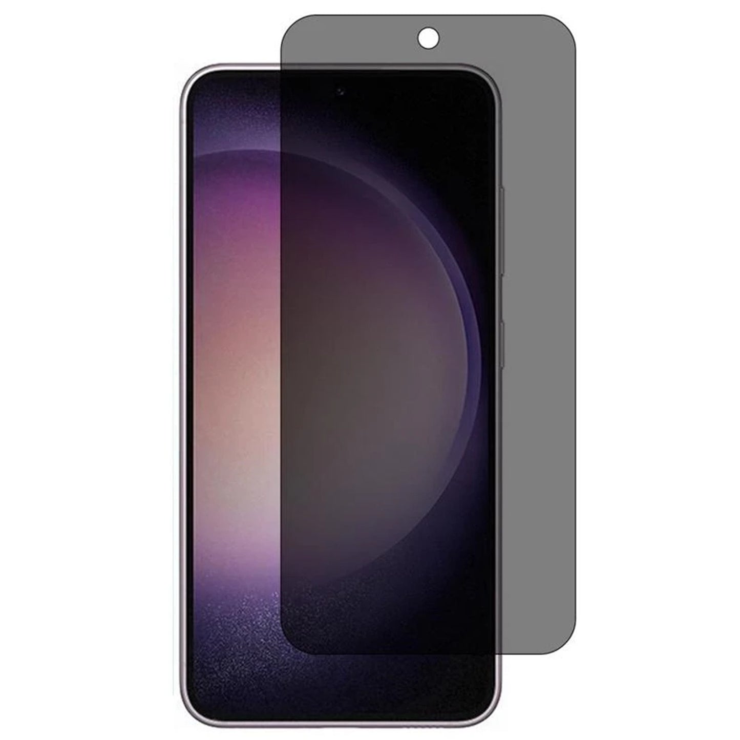 Folie Sticla Securizata, Klevo, Pentru Samsung Galaxy A55, Privacy Classic, 2.5D, Confidentialitate 35°, Negru Transparent
