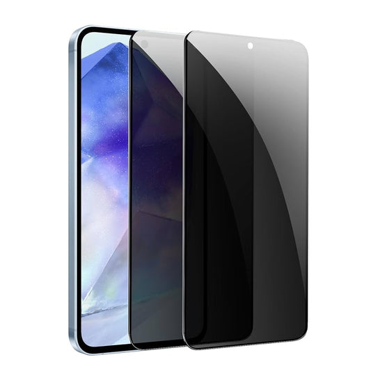 Folie Sticla Securizata, Klevo, Pentru Samsung Galaxy S23 FE, Privacy Classic, 2.5D, Confidentialitate 35°, Negru Transparent