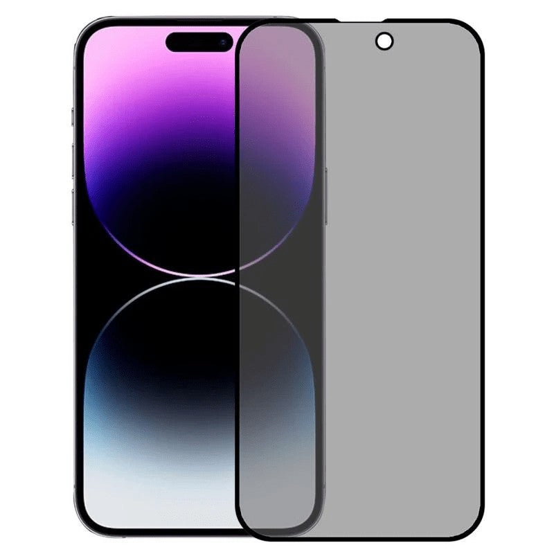 Folie Sticla Securizata, Klevo, Pentru Apple iPhone 16 Plus, Privacy Classic, 2.5D, Confidentialitate 30°, Negru Transparent
