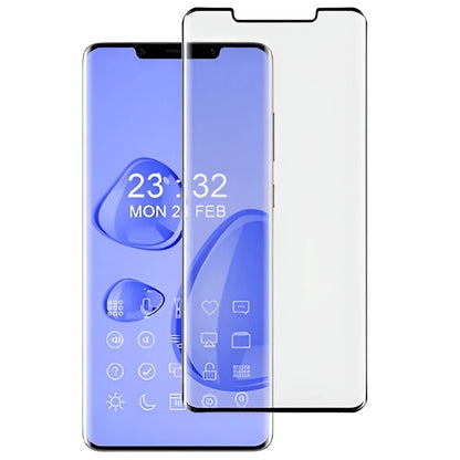 Folie Sticla Securizata, Klevo, Pentru Huawei Mate 50 Pro, Full Glue, Margini Negre, Transparent