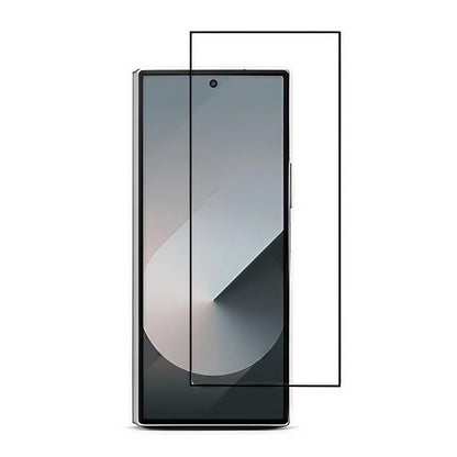 Folie Sticla Securizata, Klevo, Pentru Samsung Galaxy Z Fold 5, Full Glue, Margini Negre, Transparent