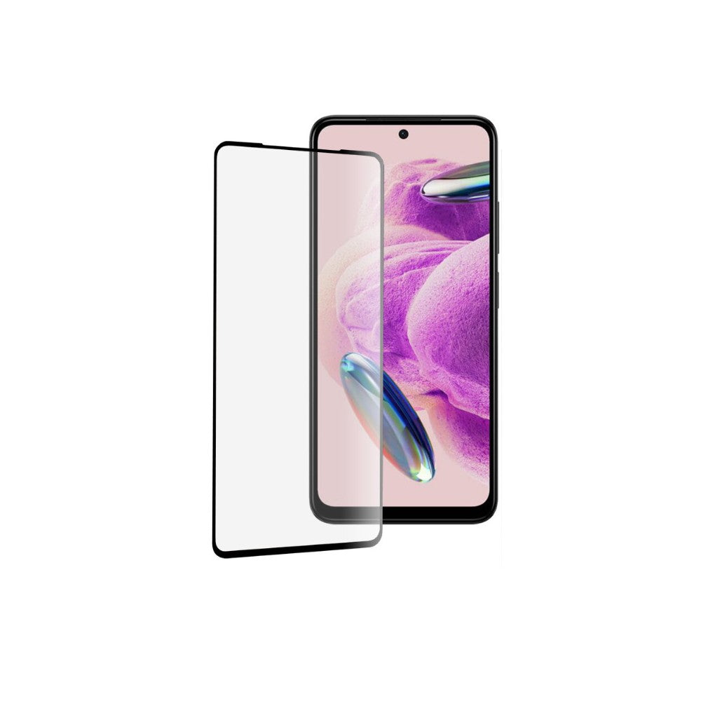 Folie Sticla Securizata, Klevo, Pentru Xiaomi Redmi note 12 Pro, Full Glue, Margini Negre, Transparent