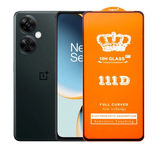 Folie Sticla Securizata OnePlus CE3 Lite, Klevo, Sticla de Protectie Compatibila cu OnePlus Nord CE3 Lite, Full Cover 111D, HD, Margini Negre, Transparenta