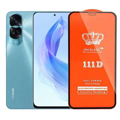 Folie Sticla Securizata pentru Honor 90 Lite, Klevo, Compatibila cu Honor 90 Lite, Full Cover 111D, HD, Margini Negre, Transparenta