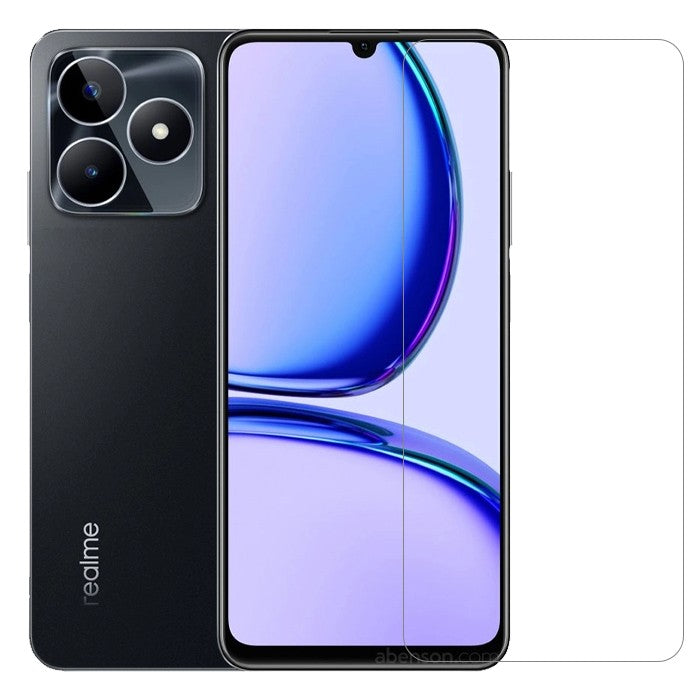 Folie Sticla Securizata pentru Realme C53, Klevo, Sticla de protectie Compatibila cu Realme C53, 2.5D, HD, Transparenta
