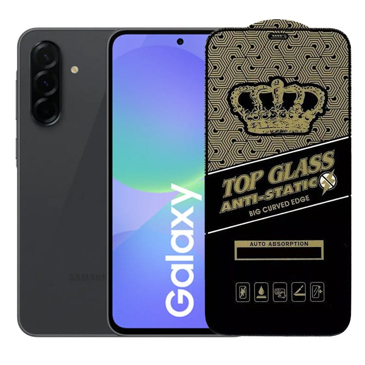 Folie Sticla Securizata pentru Samsung A36, Klevo, Sticla ESD Antistatic, Sticla de Protectie pentru Samsung Galaxy A36, Margini negre, Transparent