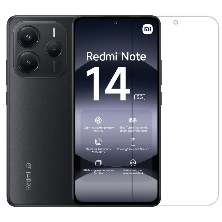Folie Sticla Securizata pentru Xiaomi 14, Klevo, Sticla de Protectie Compatibila cu Xiaomi 14, 2.5D, HD, Transparenta