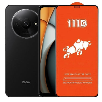 Folie Sticla Securizata pentru Xiaomi Redmi A3, Klevo, Sticla de Protectie Compatibila cu Xiaomi Redmi A3, Full Cover 111D, HD, Margini Negre, Transparenta